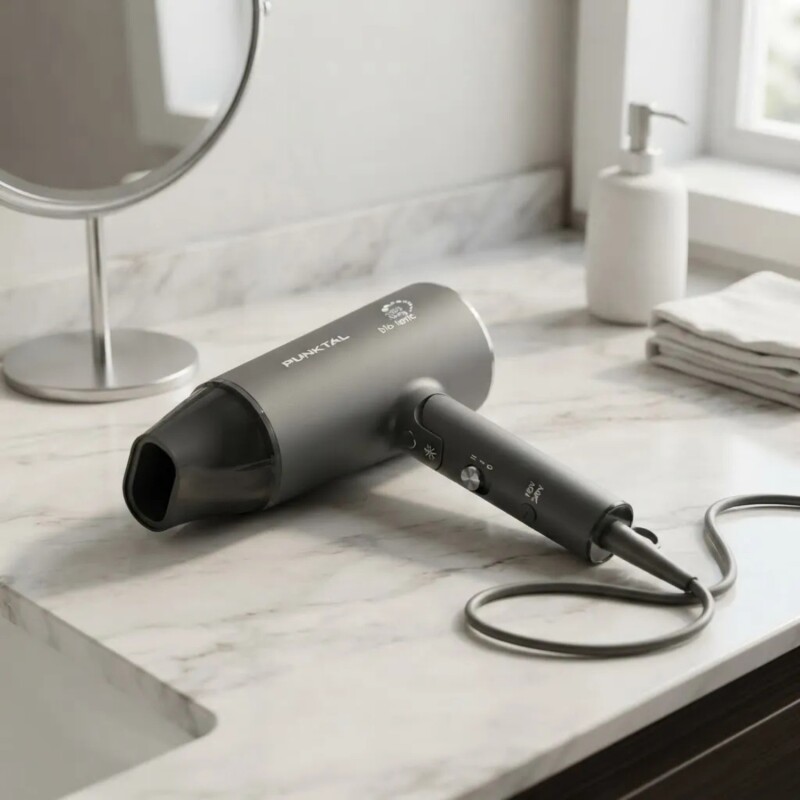 Secador De Pelo Iónico Punktal Plegable Y compacto 1.600 W Secador De Pelo Iónico Punktal Plegable Y compacto 1.600 W