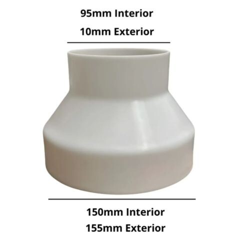 Reducción Pvc 150 A 100 Mm Reducción Pvc 150 A 100 Mm