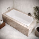 BAÑERA ACRILICO DE EMPOTRAR 150X70X42 BLANCO BLANCO