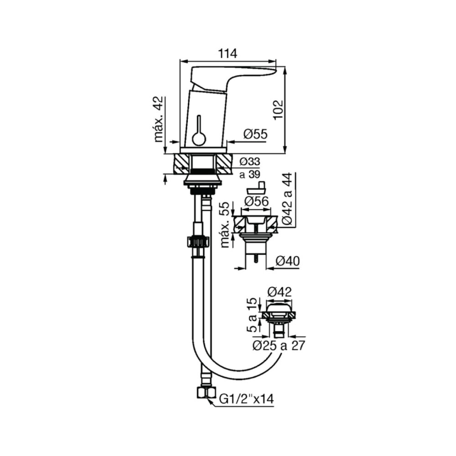 Monocomando fv bidet clearance