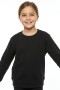 Buzo deportivo básico escote redondo - UNISEX NEGRO