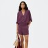 BLUSA FEM ROXO ESCURO