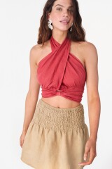 Falda Arena Beige