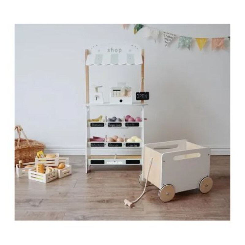 Mercado de frutas en madera Mercado De Frutas En Madera