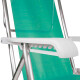 Silla Reclinable 8 Pos. Alum. Sannet VERDE