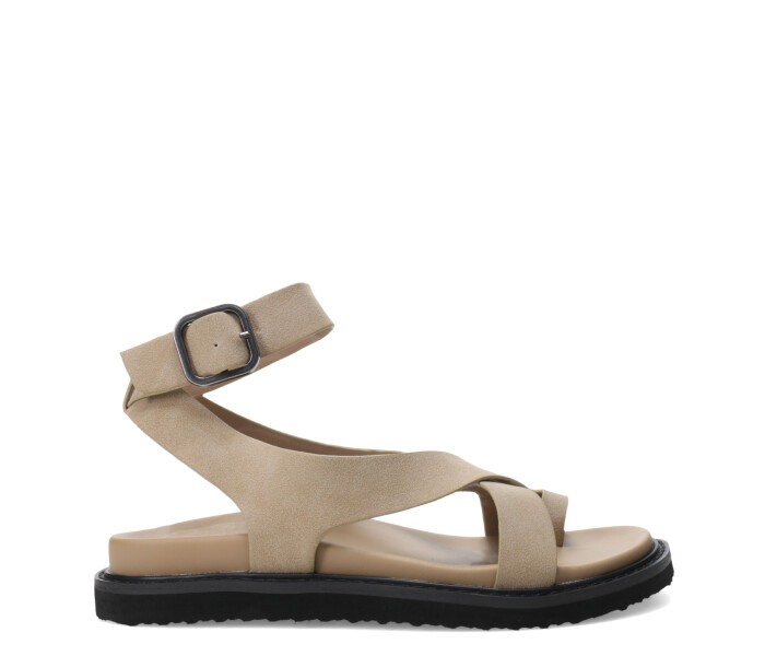 Sandalia HEAVEN con hebilla Taupe