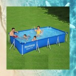 PISCINA BESTWAY RECTANGULAR 5.700 LTS C/ESTRUCTURA METALICA STELL PRO Unica