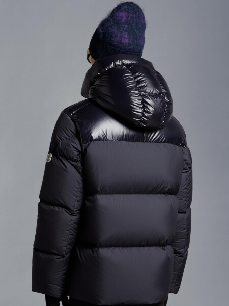 Moncler -Campera impermeable con capucha rellena de plumas, Damavand Azul