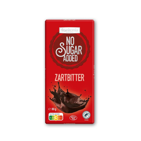 Chocolate Frankonja Sin Azúcar/Sin Gluten 80 Grs Amargo