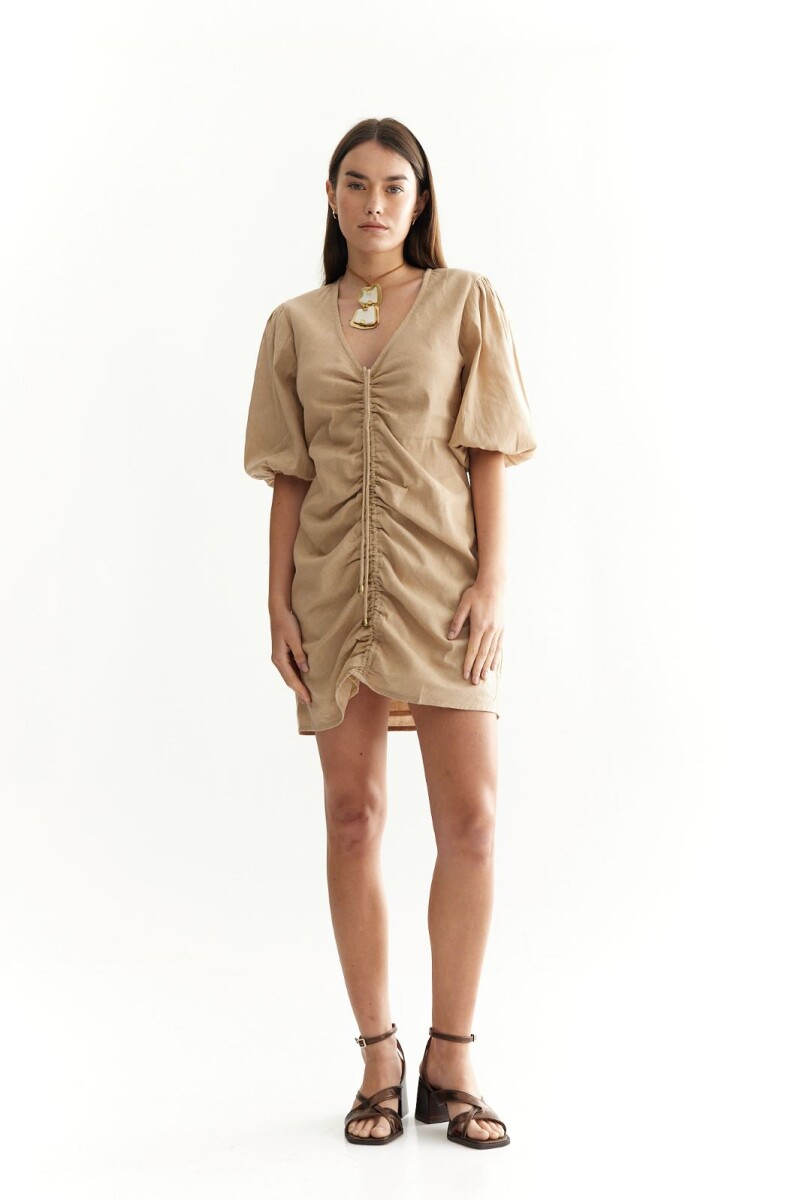 Vestido Indi - Beige 