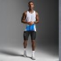 Bividi Running Light Speed React Singlet Hombre Blue Gradient/black Reflective