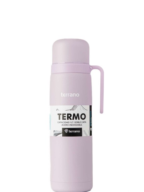 Termo con Manija Rígida Color Lila