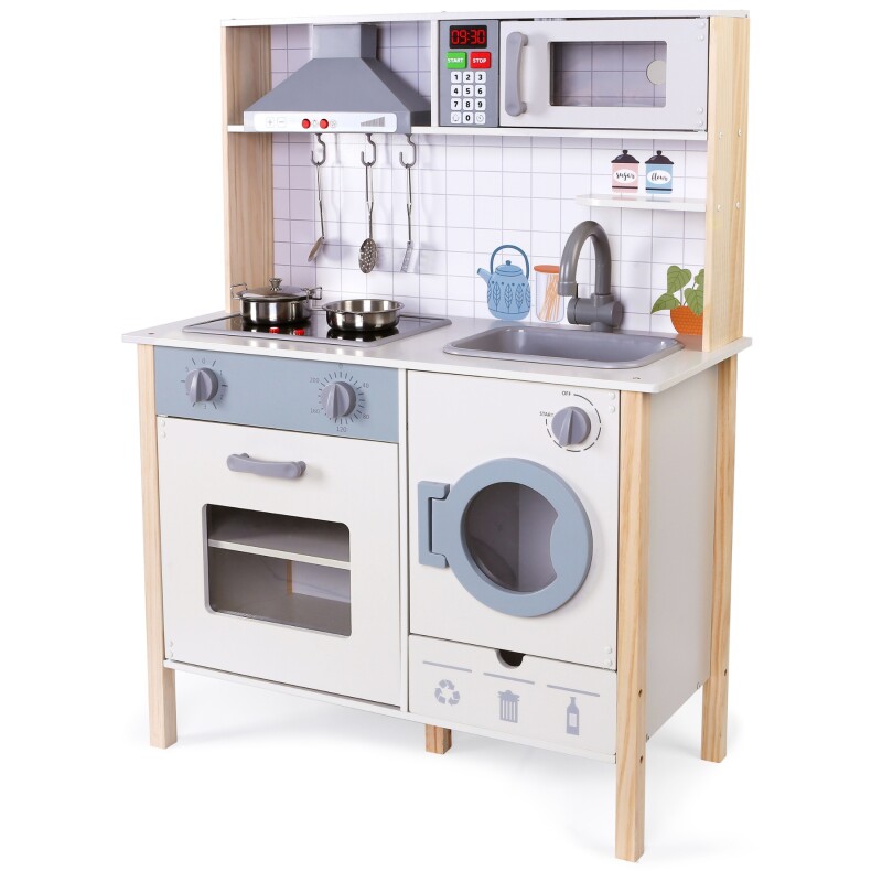 Cocina de Madera Con Campana y Lavarropas Cocina de Madera Con Campana y Lavarropas