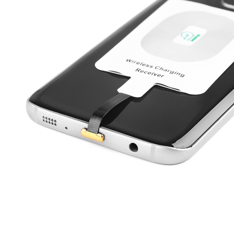 Adaptador Qi Micro USB para Cargador Inalámbrico Adaptador Qi Micro USB para Cargador Inalámbrico