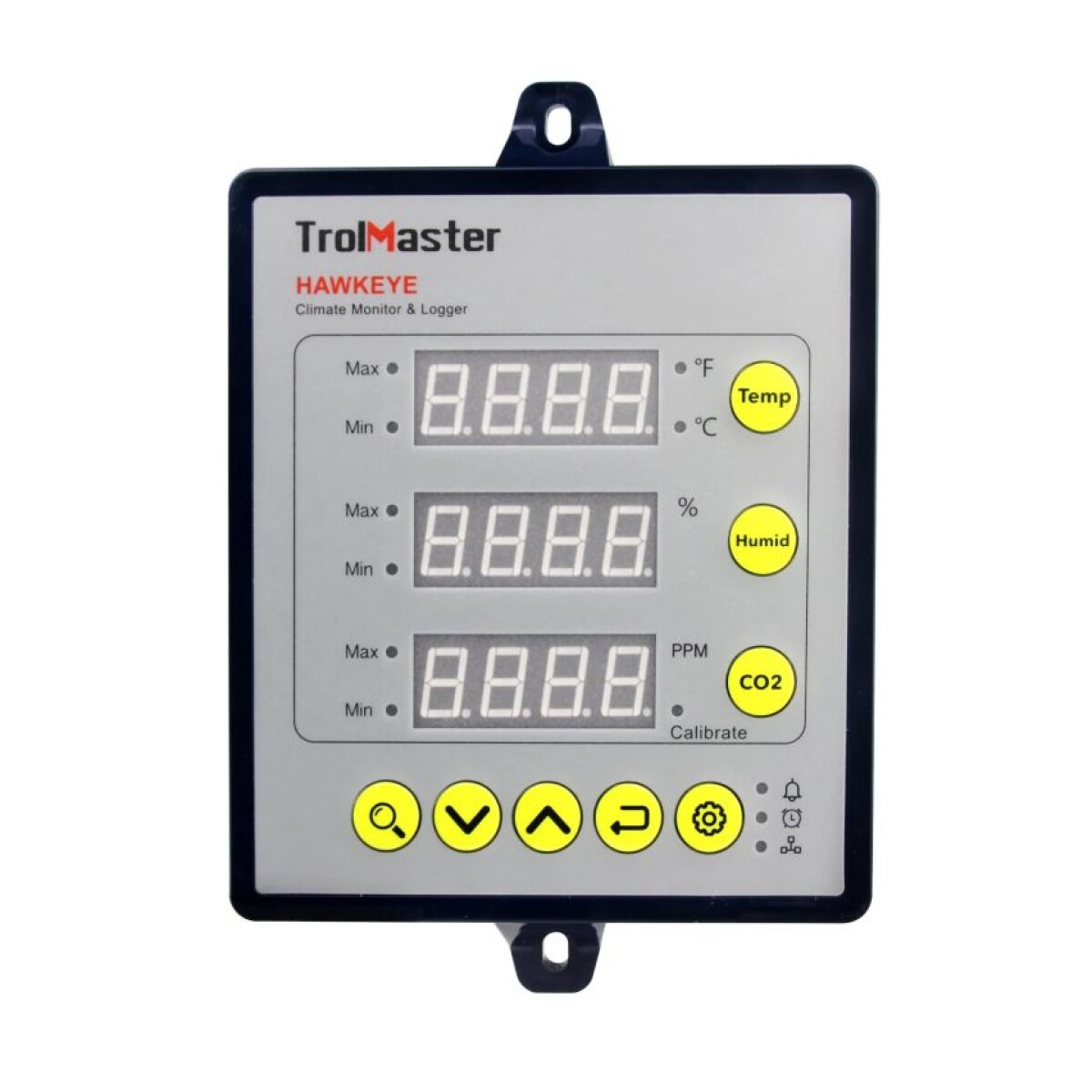 HAWKEYE 3-IN-1 MONITOR & LOGGER, 3-IN-1 (TEMP/HUMID/CO2) SENSOR, ETHERNET ADAPTER; FREE SMARTPHONE APP (CM-1) 