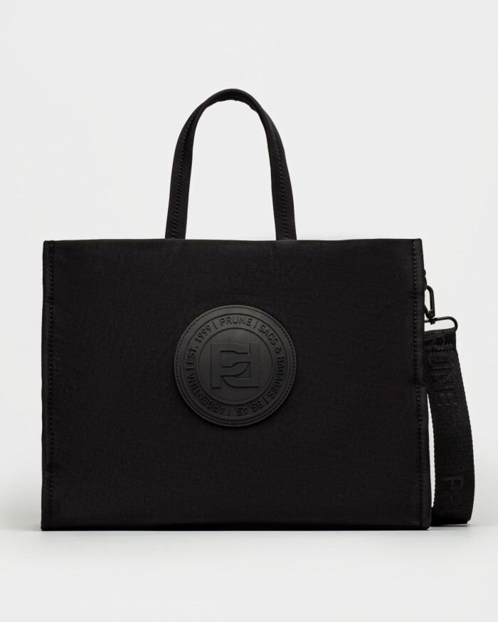 Cartera de Mano Elena En Nylon Negro