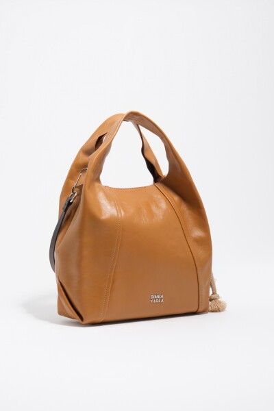 BOLSO PAPER MEDIANO Caramelo