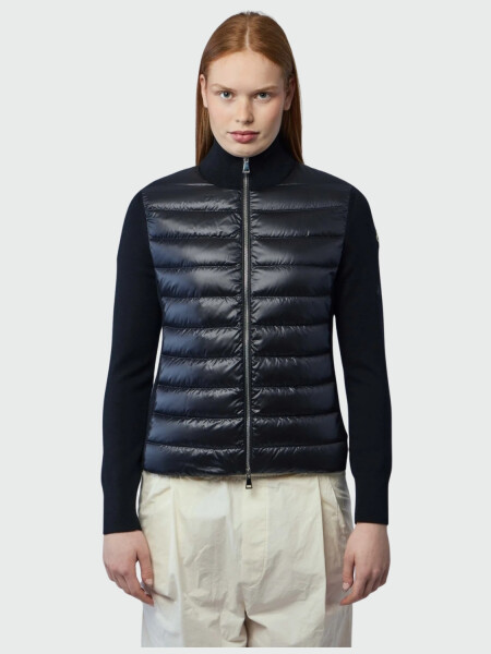 MONCLER - Cárdigan de Punto Negro