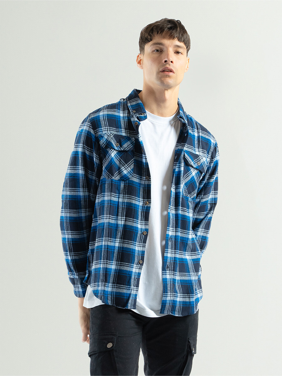 Camisa Franela Forum CFF-24 - Negro/Fantasia 3 