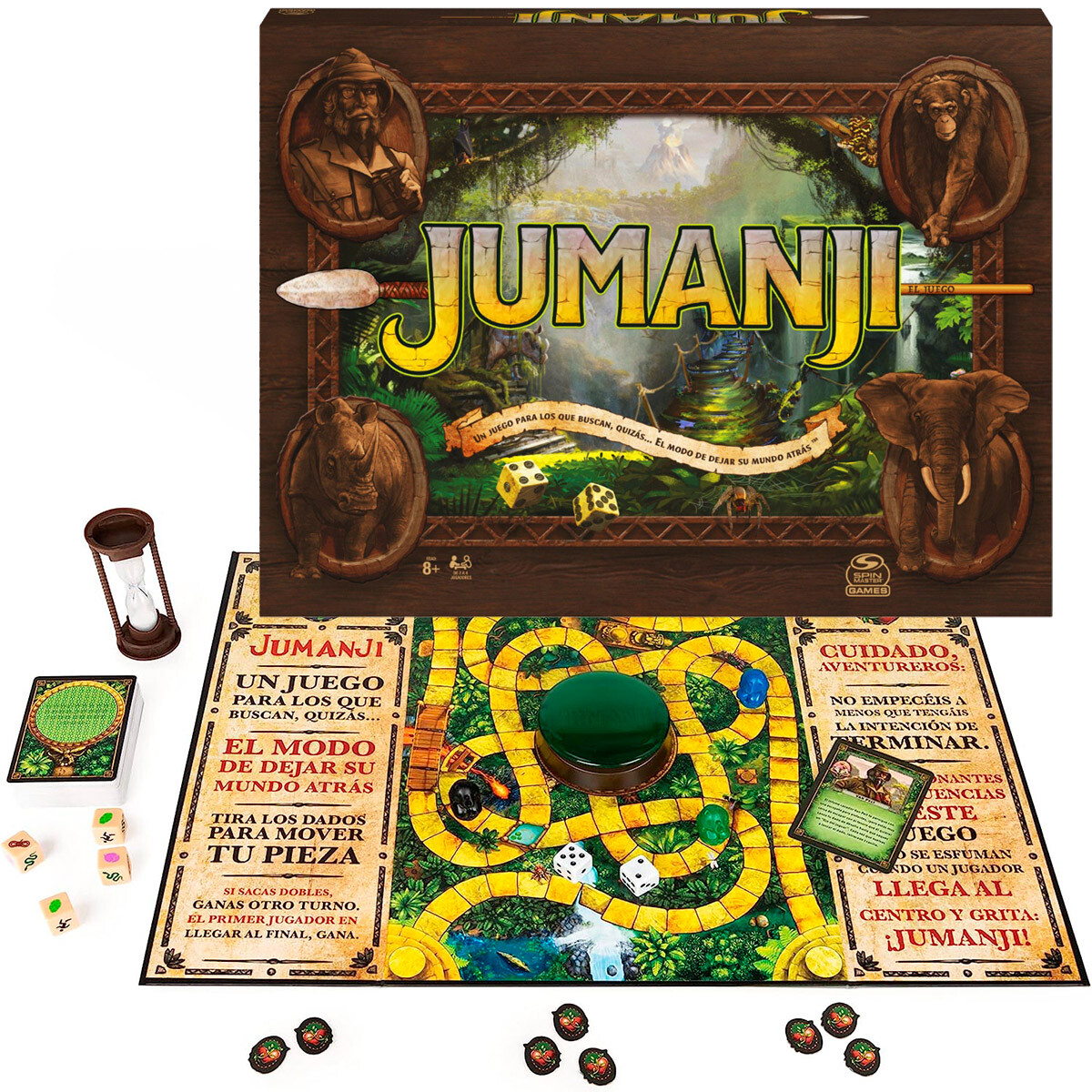 Juego De Mesa Jumanji 2-4 Jugadores En Español 