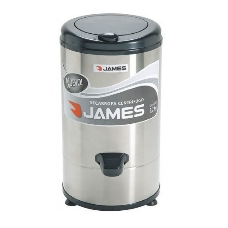 Secarropas Centrifugo James 5 Kg Acero Color Plateado Secarropas Centrifugo James 5 Kg Acero Color Plateado