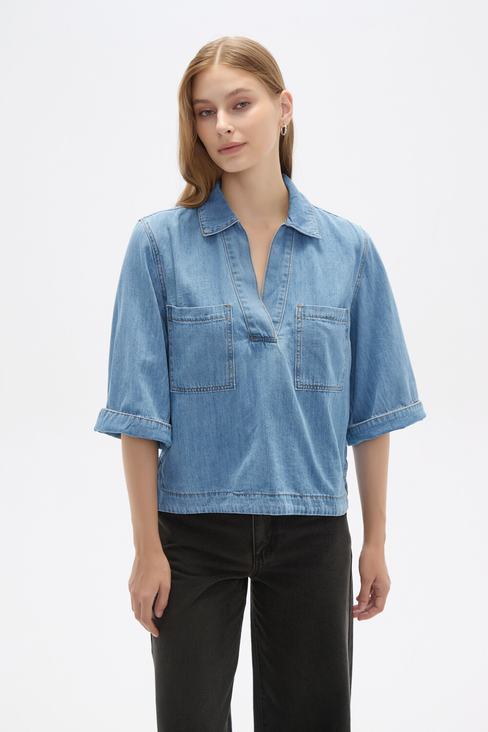 Blusa Railay Azul Claro