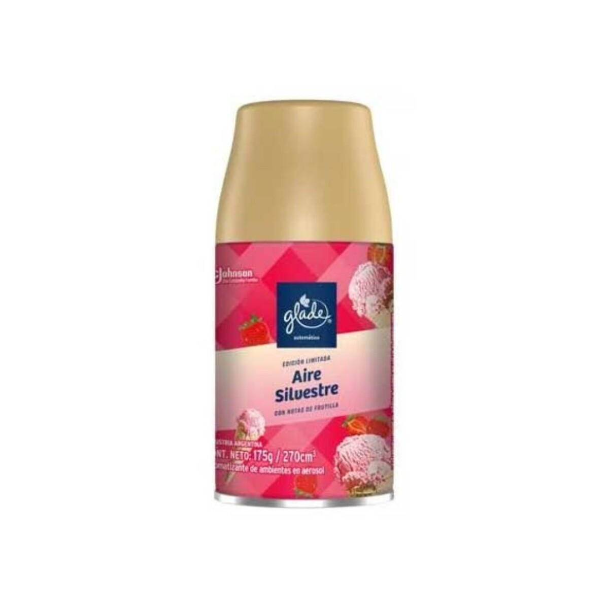 DESODORANTE GLADE AUTOMATICO BAHIA VOLCANICA REPUESTO 270 ML 