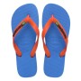 Sandalias Havaianas Brasil Logo Hombre Azul/Naranja