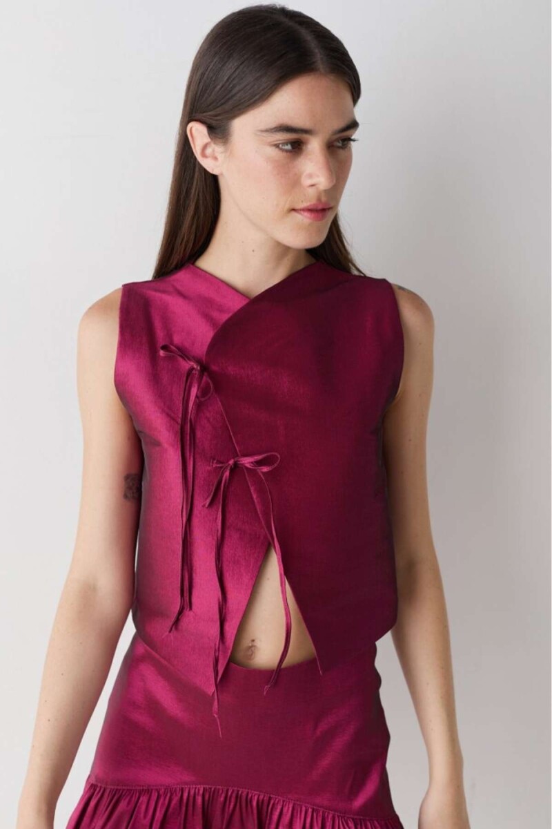 Top Japona Party - Morado 