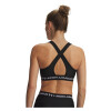 TOP UA Crossback Mid Bra Mujer 1361034-011 Negro