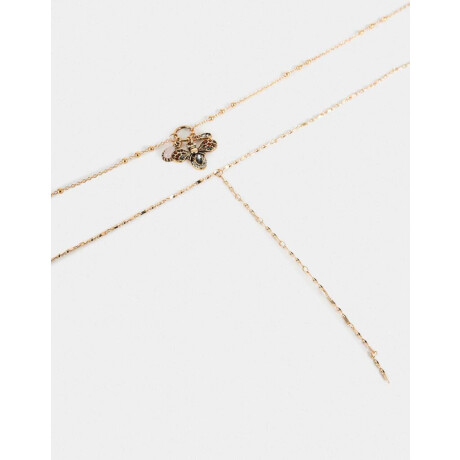 Collar Largo Multi Dijes Dorado