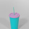 Vaso Con Tapa + Sorbito Arcay Estampado 2