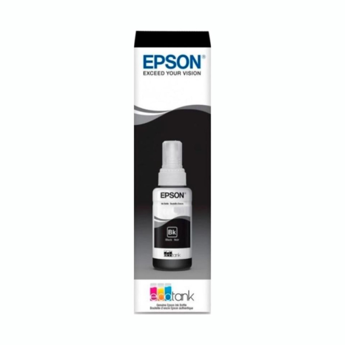 Botella De Tinta EPSON T664 Negra 70Ml 