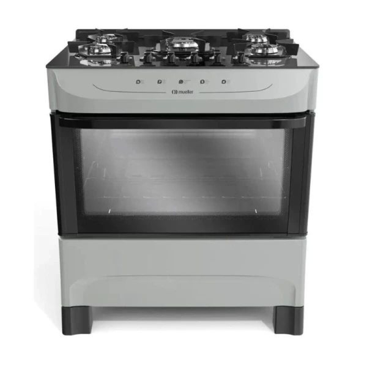 COCINA A GAS 5 HORNALLAS ELDOM HAMBURGO TITANIO 