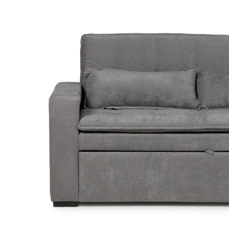 Sofá Cama Londres - Tela Microfibra TC1011 (Grafito)