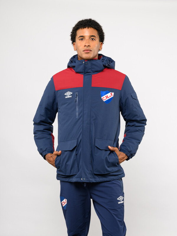 Set Parka Track Nacional Hombre Azul Marino, Beige, ordeaux