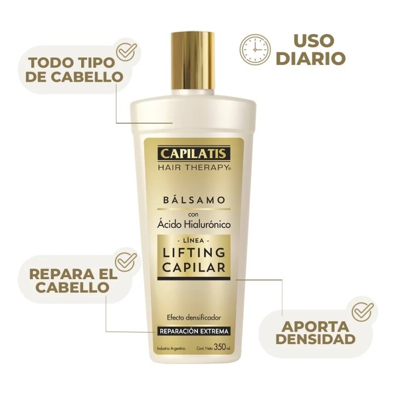 Bálsamo Capilatis Con Ácido Hialurónico 350 ml Bálsamo Capilatis Con Ácido Hialurónico 350 ml