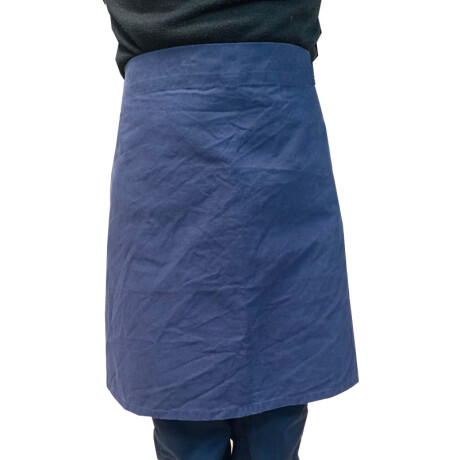 Delantal Corto Con Ojalillos Chef Cocinero Varios Colores Unisex Azul