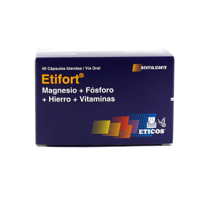 ETIFORT CJ X 40 CAPSULAS única
