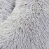 Cucha Cama Colchon Puff Plush Mascota Antiestress 60cm Color Variante Grisclaro