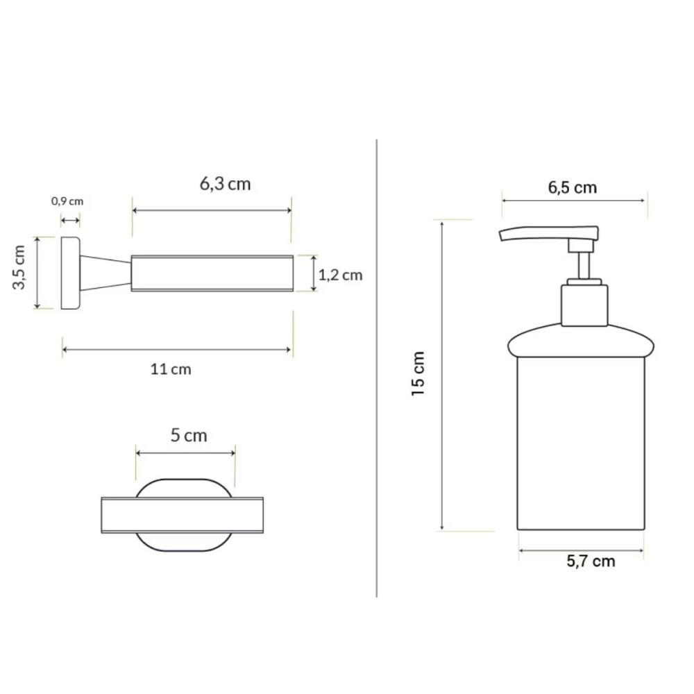 Dispensador Austin Cromado Brillante Dispensador Austin Cromado Brillante