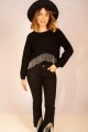 Jean con strass Jean negro