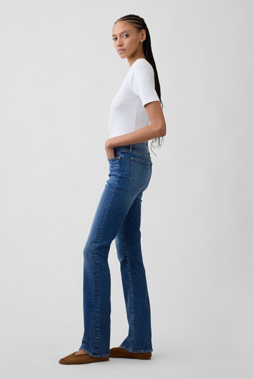 Jean Baby Boot Mujer Medium Wash
