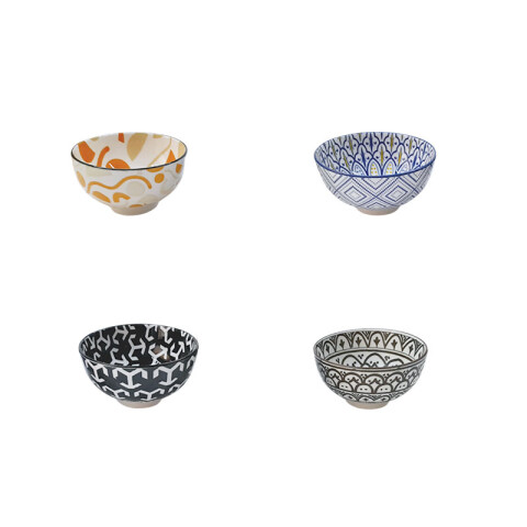 Bowl de cerámica con diseño 11.5x11.5x6cm Bowl De Cerámica Con Diseño 11.5x11.5x6cm