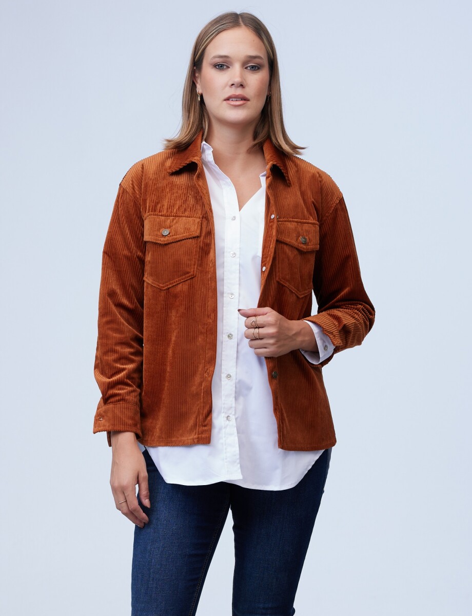 Sobrecamisa Corderoy - Tostado 