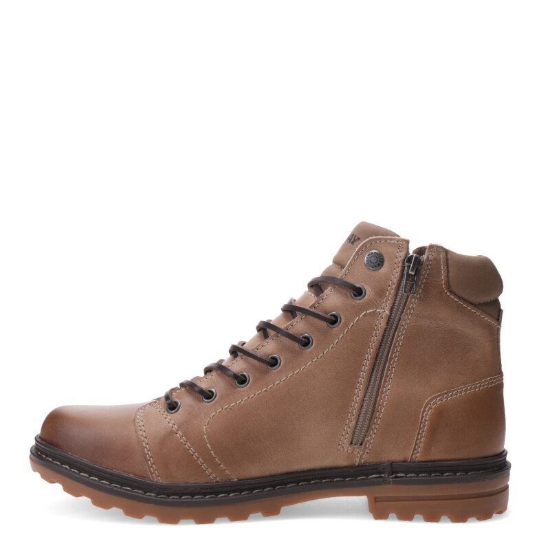 Bota de Mujer Freeway Casual Beige Arena (Cuero Graso)