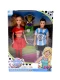 MUÑECOS FUTBOL Y PORRISTA CELESTE