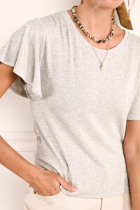 Remera Gris Melange