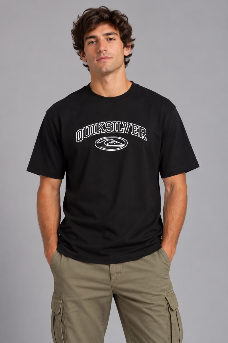 T-SHIRT QUIKSILVER 40618 NEW - NEGRO 