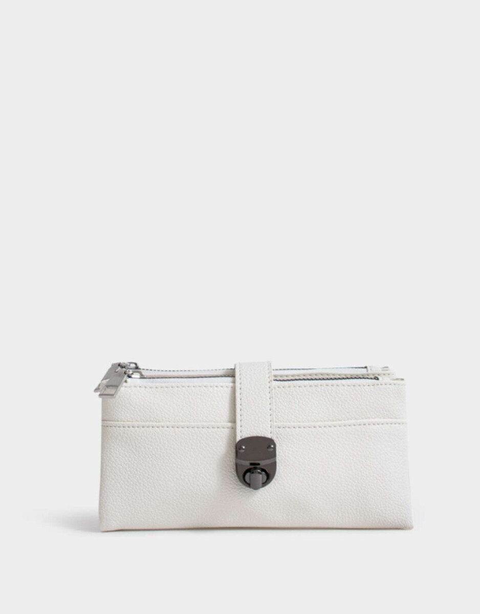 Billetera Ficheros - Blanco Crudo 